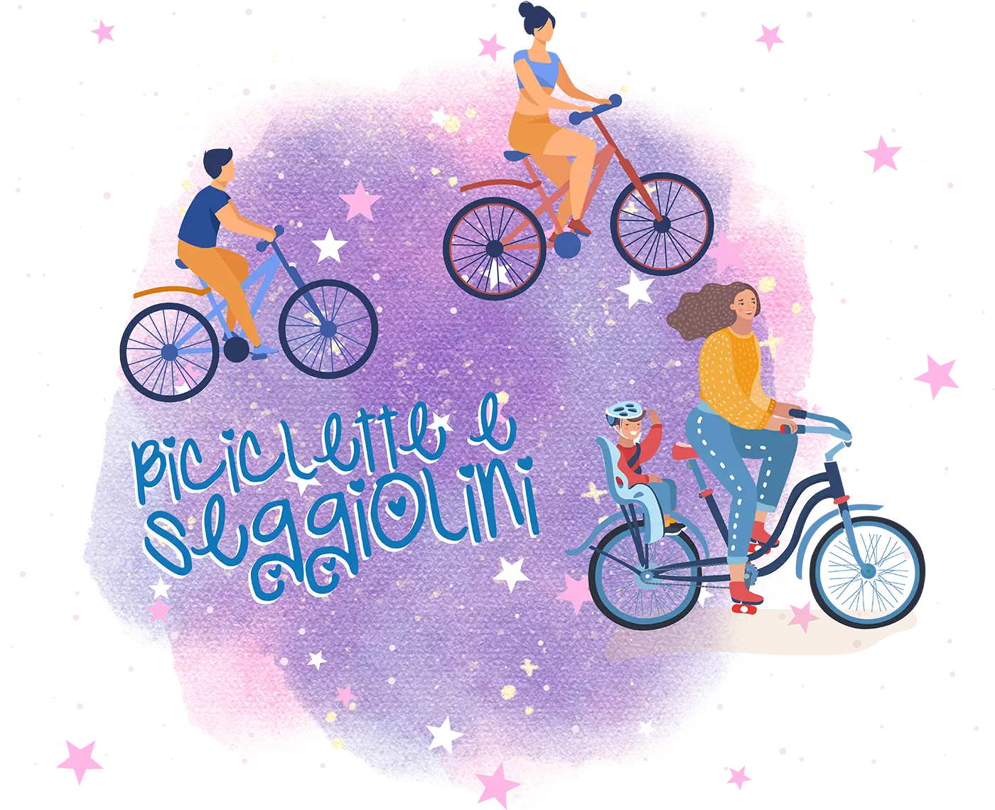 Biciclette con seggiolini